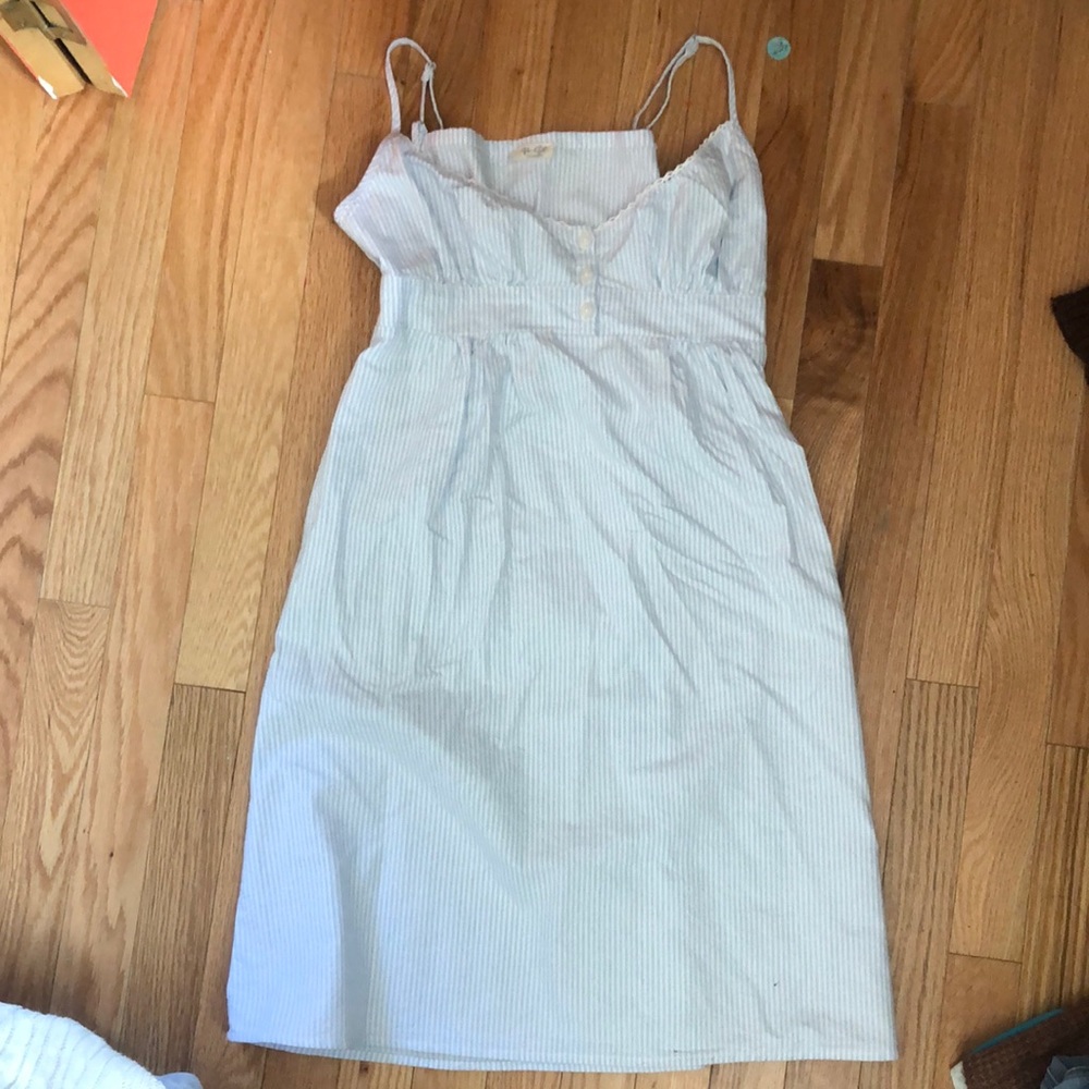 Pacsun Cute summer dress, blue and white striped, size small